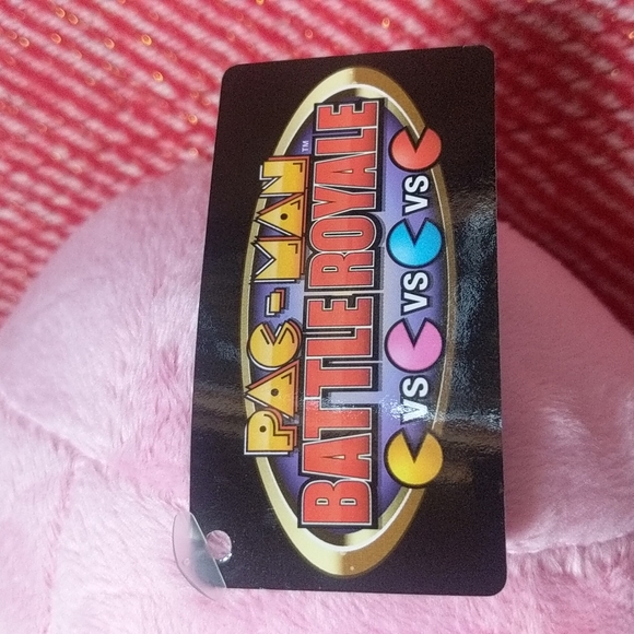 Pink Pac-Man 4 Inch Plush Doll - Picture 8 of 9